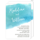 Blue Big Swash Invitations Image 4 of 6